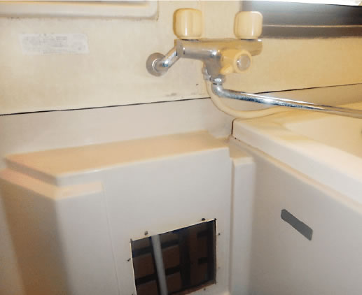 2階浴室水栓交換