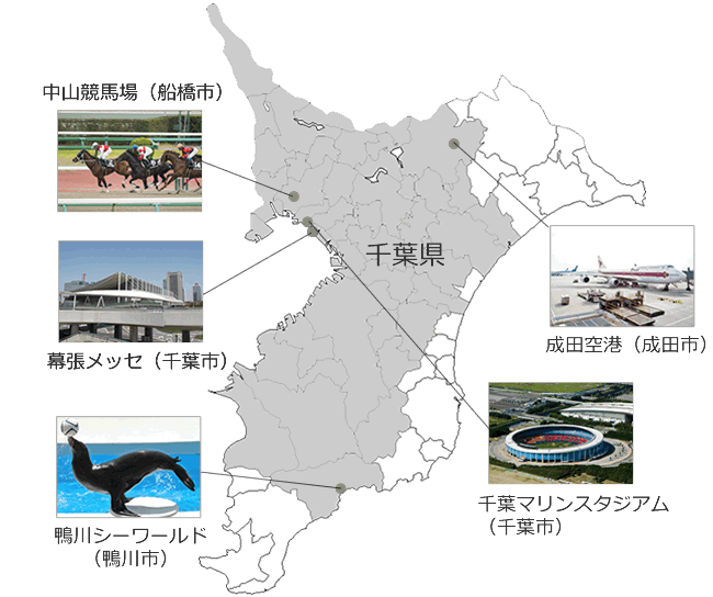 千葉県エリア地図