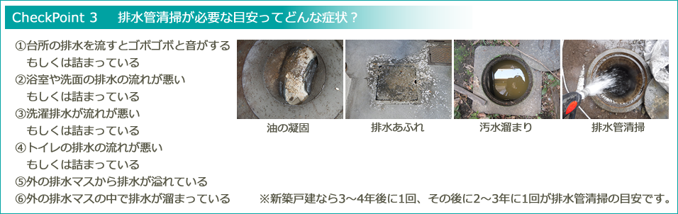 排水管が必要な目安ってどんな症状？