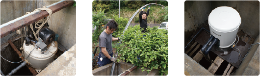 家庭用井戸のポンプ交換