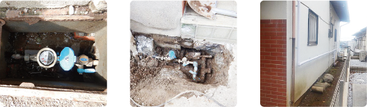 戸建て給水管引き直し工事