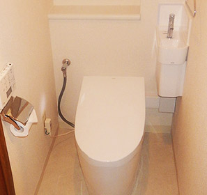 トイレリフォームの完成
