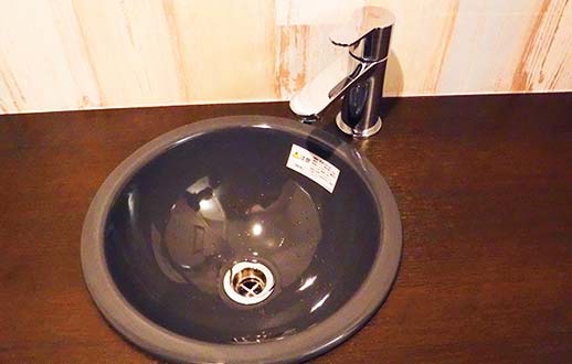 施工後:水栓はユーロスタイルコスモポリタン