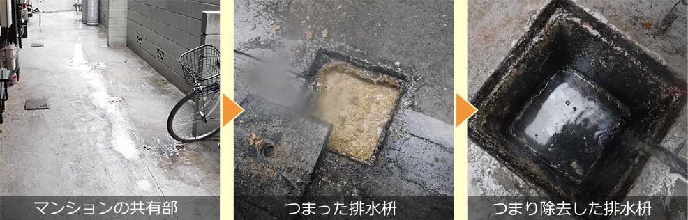 排水管つまり 千葉県市川市福栄