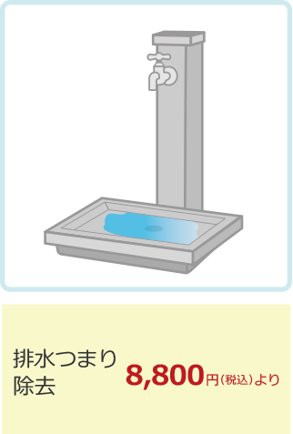 排水つまり除去8800より円