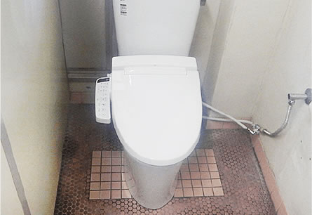 洋式トイレに交換