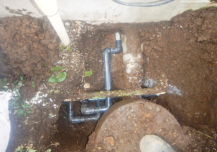 【写真】新しい給水管に交換